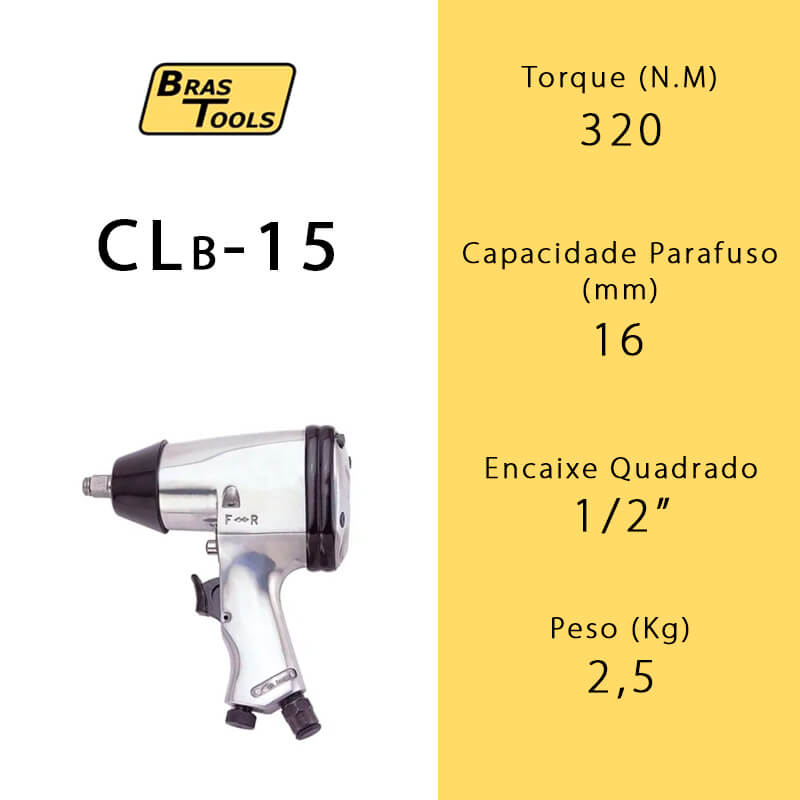 Chave de Impacto Pneumática CLB-15