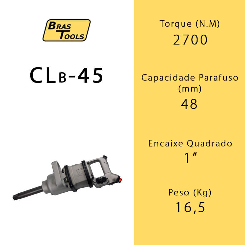 Chave de Impacto Pneumática CLB-45