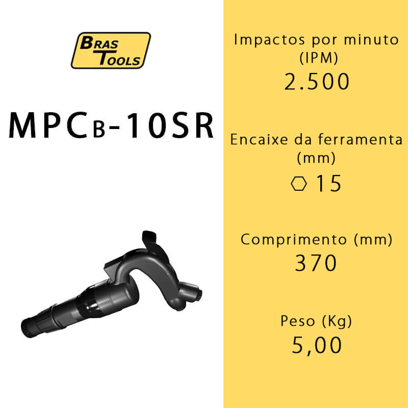 Martelete Rebarbador MPCB-10SR