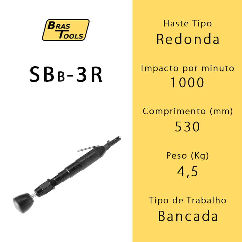 Socador Pneumático de Bancada SBB-3R