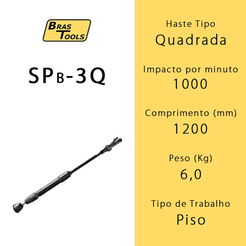 Socador Pneumático de Piso SPB-3Q