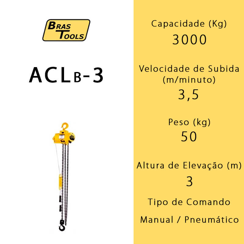 Talha Pneumática Yale ACLB-3